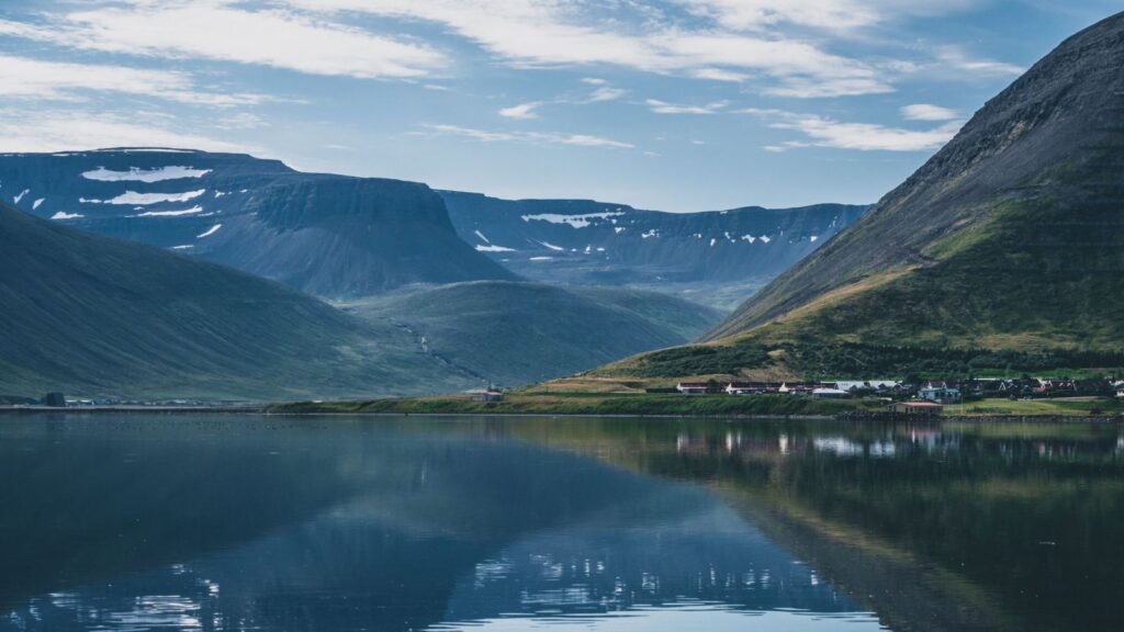 Tranquil view of Westfjords, Iceland